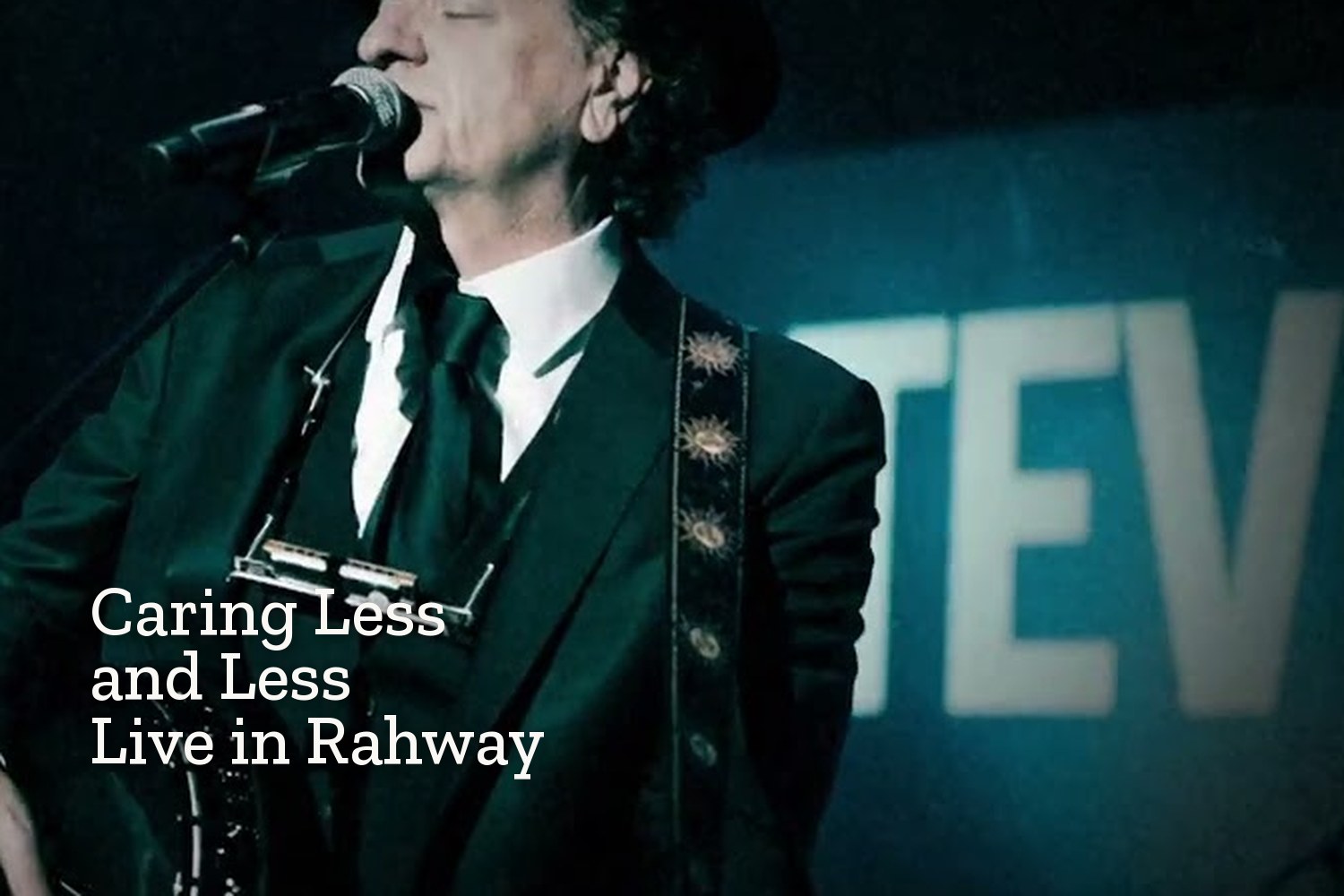 Steven Keene performing Caring Less and Less live at the Hamilton Stage in Rahway, NJ