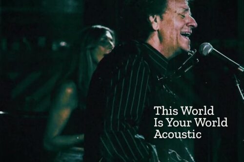 Steven Keene performing the acoustic America250 version of This World Is Your World