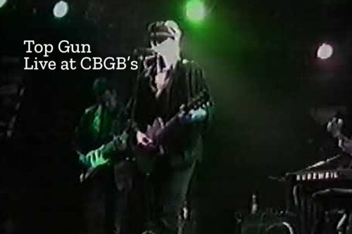 Steven Keene performing Top Gun live at CBGB's in 1995