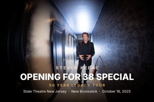 Steven Keene opening for 38 Special at State Theatre New Jersey, October 16, 2025