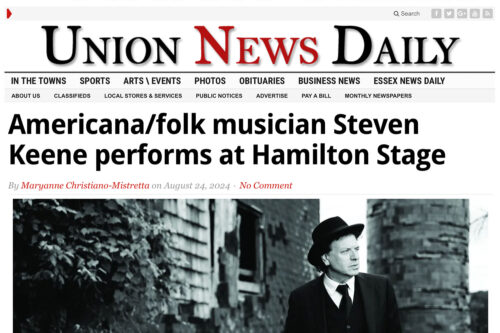 Union News Daily cover featuring Steven Keene