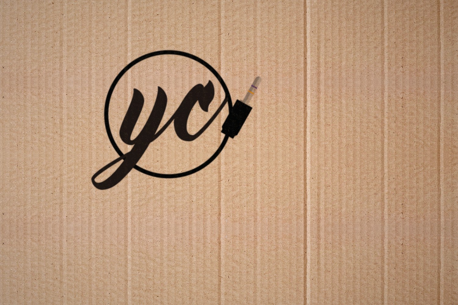York Calling logo printed on cardboard - Steven Keene Save Yourself review